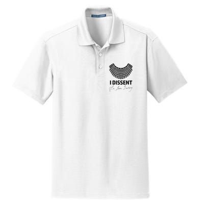 I Dissent Rbg Ruth Bader Ginsburg Rights Equality Dry Zone Grid Polo