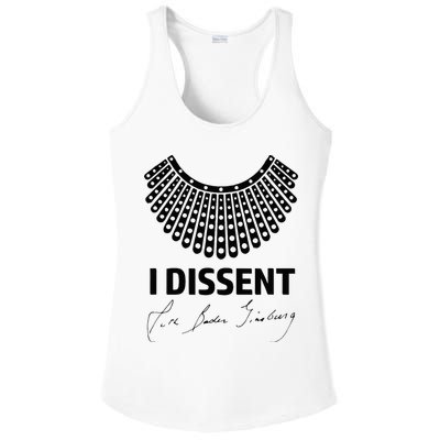 I Dissent Rbg Ruth Bader Ginsburg Rights Equality Ladies PosiCharge Competitor Racerback Tank