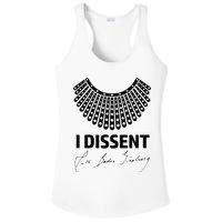 I Dissent Rbg Ruth Bader Ginsburg Rights Equality Ladies PosiCharge Competitor Racerback Tank