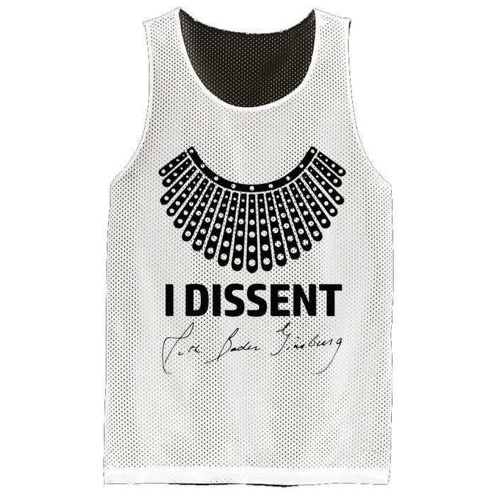 I Dissent Rbg Ruth Bader Ginsburg Rights Equality Mesh Reversible Basketball Jersey Tank