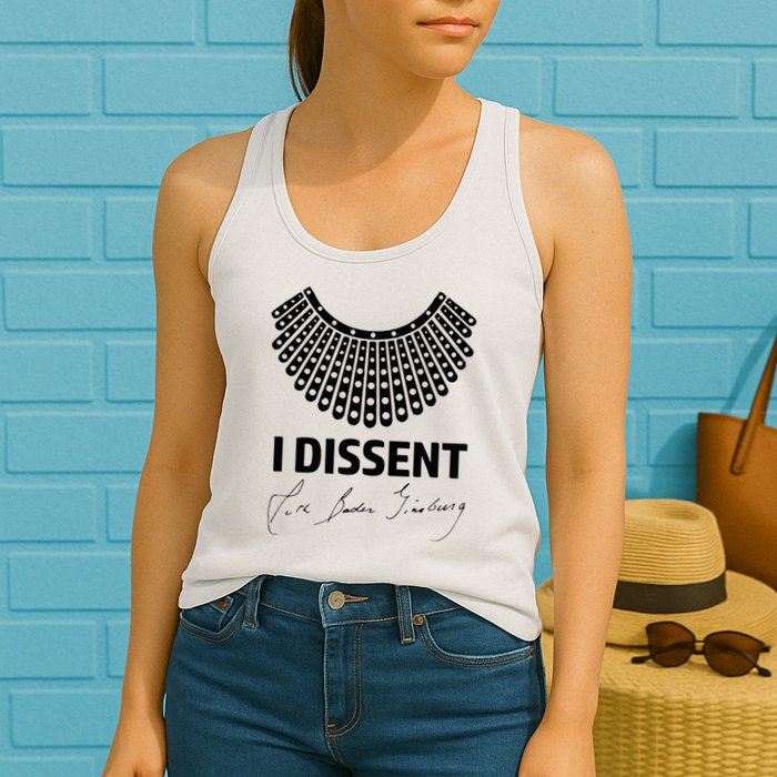 I Dissent Rbg Ruth Bader Ginsburg Rights Equality Womens Tank Top