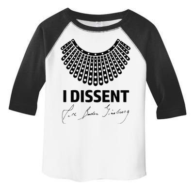 I Dissent Rbg Ruth Bader Ginsburg Rights Equality Toddler Fine Jersey T-Shirt