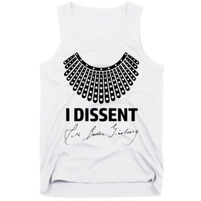 I Dissent Rbg Ruth Bader Ginsburg Rights Equality Tank Top
