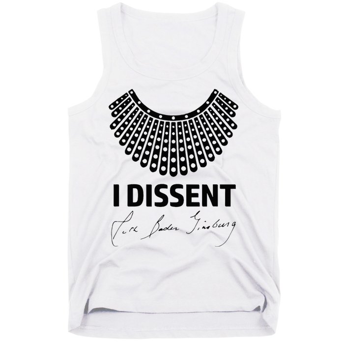 I Dissent Rbg Ruth Bader Ginsburg Rights Equality Tank Top
