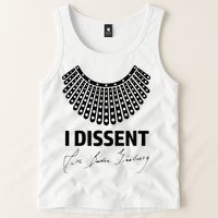 I Dissent Rbg Ruth Bader Ginsburg Rights Equality Tank Top