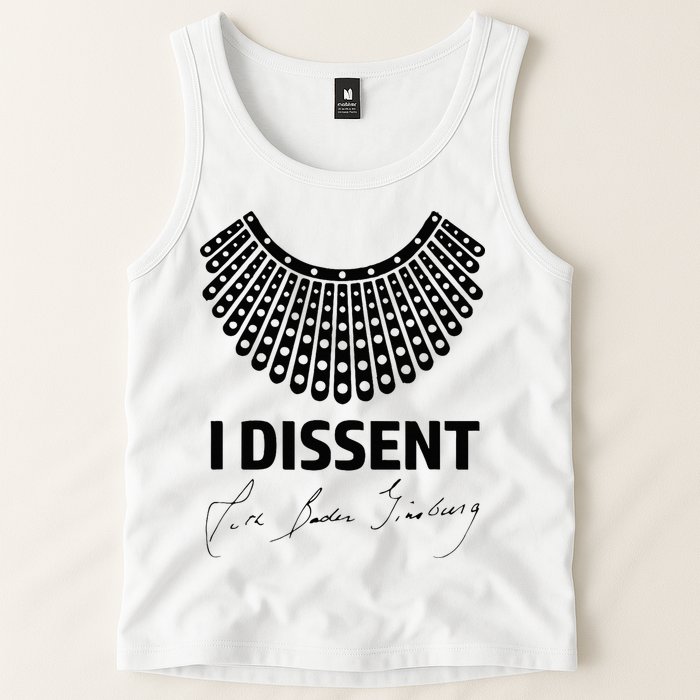 I Dissent Rbg Ruth Bader Ginsburg Rights Equality Tank Top