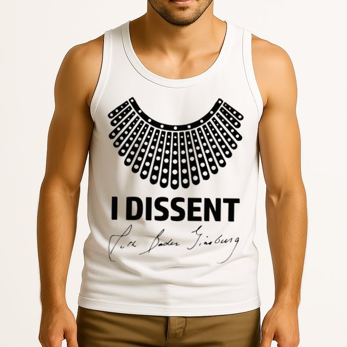 I Dissent Rbg Ruth Bader Ginsburg Rights Equality Tank Top