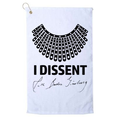 I Dissent Rbg Ruth Bader Ginsburg Rights Equality Golf Towel