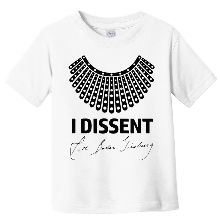 I Dissent Rbg Ruth Bader Ginsburg Rights Equality Toddler T-Shirt