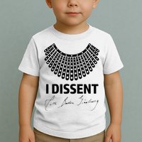 I Dissent Rbg Ruth Bader Ginsburg Rights Equality Toddler T-Shirt