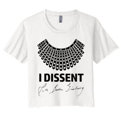 I Dissent Rbg Ruth Bader Ginsburg Rights Equality Crop Top