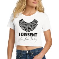 I Dissent Rbg Ruth Bader Ginsburg Rights Equality Crop Top