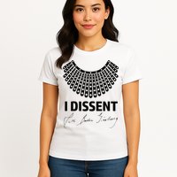 I Dissent Rbg Ruth Bader Ginsburg Rights Equality Womens T-Shirt