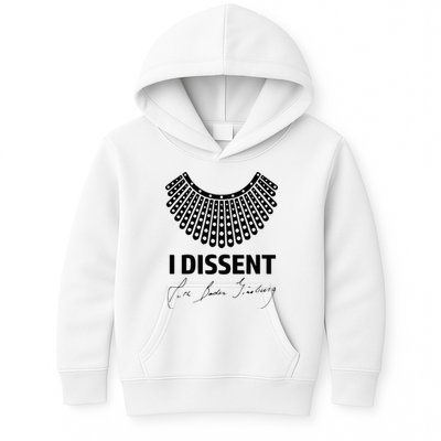 I Dissent Rbg Ruth Bader Ginsburg Rights Equality Kids Hoodie