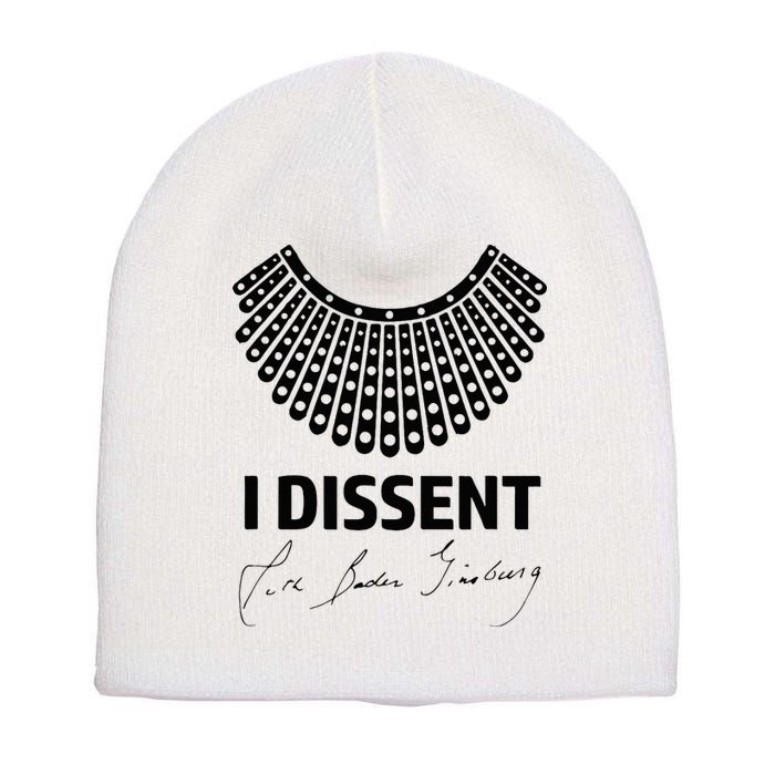 I Dissent Rbg Ruth Bader Ginsburg Rights Equality Short Acrylic Beanie