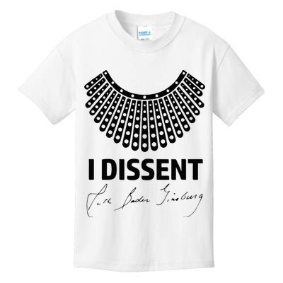 I Dissent Rbg Ruth Bader Ginsburg Rights Equality Kids T-Shirt