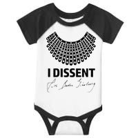I Dissent Rbg Ruth Bader Ginsburg Rights Equality Infant Baby Jersey Bodysuit
