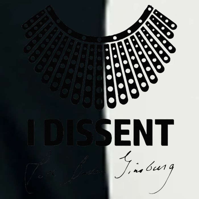 I Dissent Rbg Ruth Bader Ginsburg Rights Equality Infant Baby Jersey Bodysuit