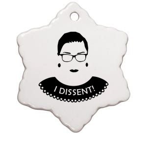 I Dissent RBG Ceramic Star Ornament