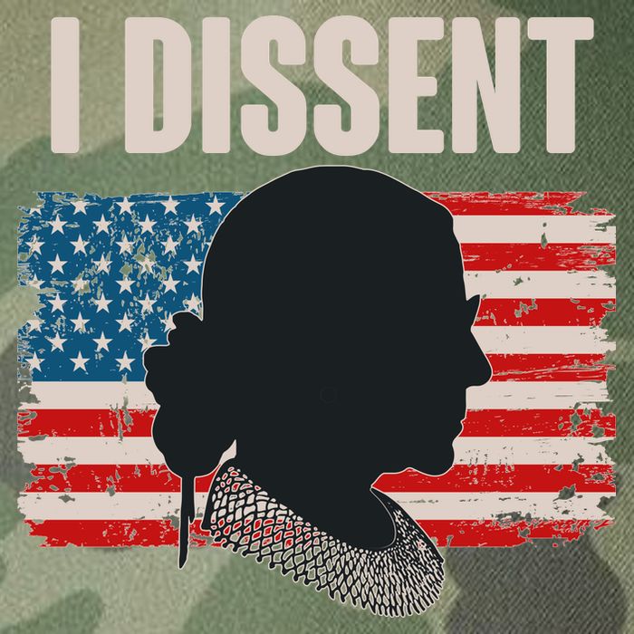 I Dissent Ruth Bader Ginsberg RBG USA American Flag Legacy Tie Dye Trucker Hat