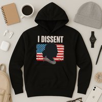 I Dissent Ruth Bader Ginsberg RBG USA American Flag Hoodie