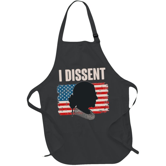 I Dissent Ruth Bader Ginsberg RBG USA American Flag Apron