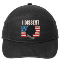 I Dissent Ruth Bader Ginsberg RBG USA American Flag 7-Panel Snapback Hat