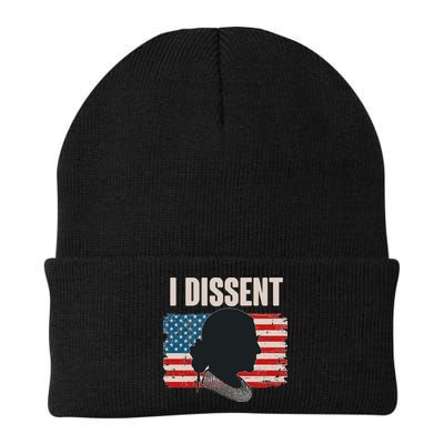 I Dissent Ruth Bader Ginsberg RBG USA American Flag Beanie