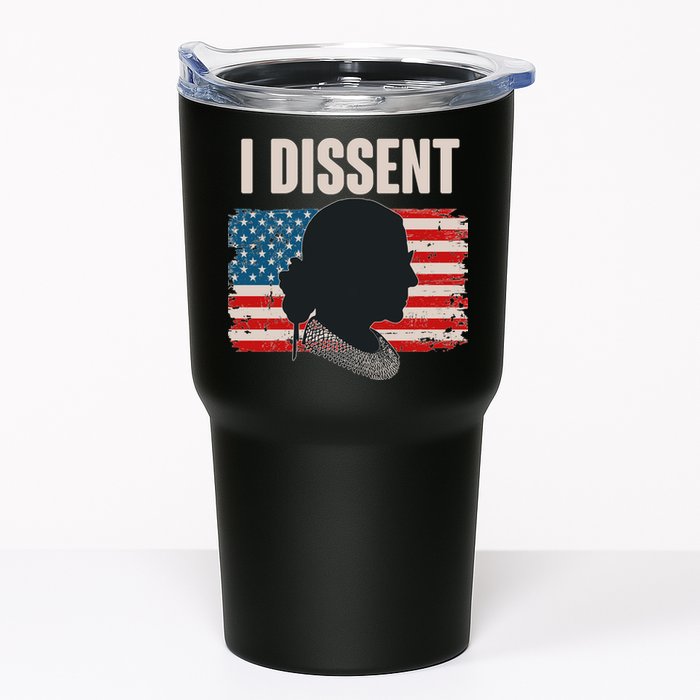 I Dissent Ruth Bader Ginsberg RBG USA American Flag Tumbler