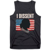 I Dissent Ruth Bader Ginsberg RBG USA American Flag Tank Top