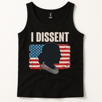 I Dissent Ruth Bader Ginsberg RBG USA American Flag Tank Top