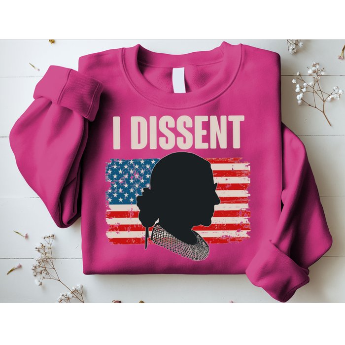 I Dissent Ruth Bader Ginsberg RBG USA American Flag Sweatshirt