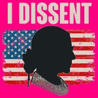 I Dissent Ruth Bader Ginsberg RBG USA American Flag Sweatshirt