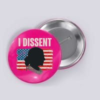 I Dissent Ruth Bader Ginsberg RBG USA American Flag Button