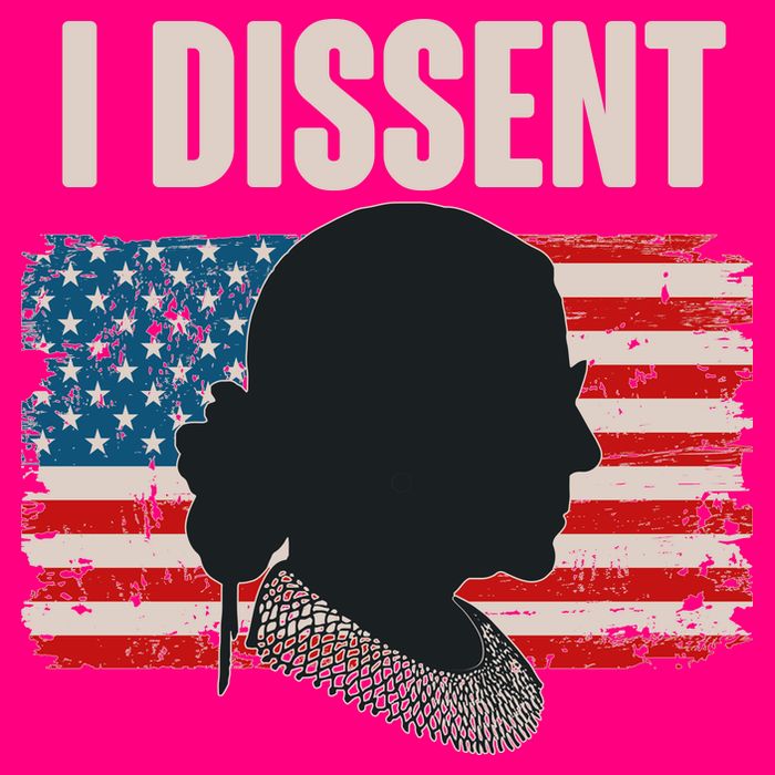 I Dissent Ruth Bader Ginsberg RBG USA American Flag 16 in Basic Backpack