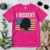 I Dissent Ruth Bader Ginsberg RBG USA American Flag Premium T-Shirt