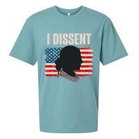 I Dissent Ruth Bader Ginsberg RBG USA American Flag Sueded Cloud Jersey T-Shirt