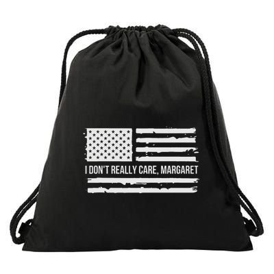 I DonT Really Care Margaret Drawstring Bag
