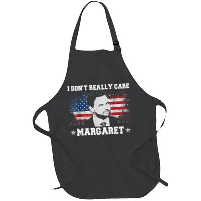 I DonT Really Care Margaret Funny Minimalist Jd Vance Apron