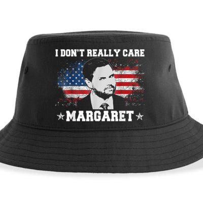 I DonT Really Care Margaret Funny Minimalist Jd Vance Sustainable Bucket Hat