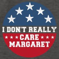 I DonT Really Care Margaret Vector Backpack