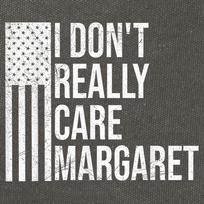 I DonT Really Care Margaret Cotton Canvas Backpack