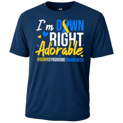 I'm Down Right Adorable World Down Syndrome Day Cooling Performance Crew T-Shirt