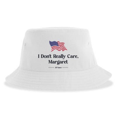 I DonT Really Care Margaret Jd Vance Meme Sustainable Bucket Hat