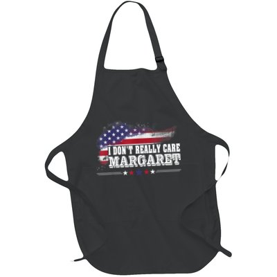 I DonT Really Care Margaret Funny Minimalist Long Sleeve Apron