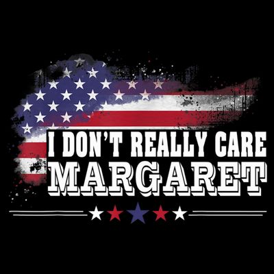 I DonT Really Care Margaret Funny Minimalist Long Sleeve T-Shirt