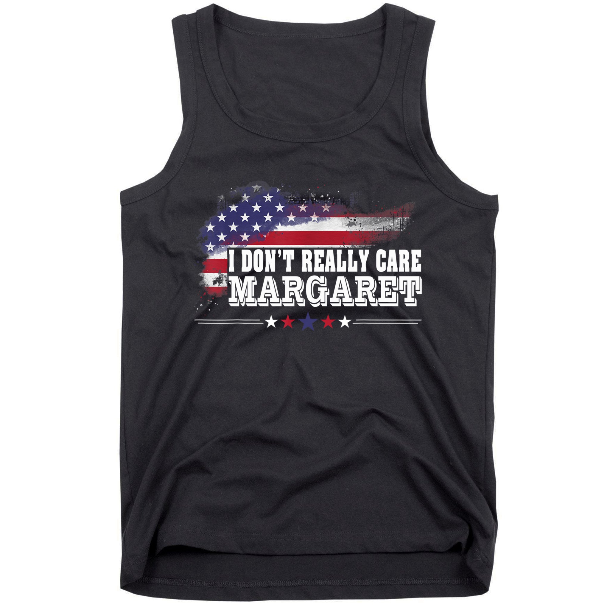 I DonT Really Care Margaret Funny Minimalist Long Sleeve Tank Top
