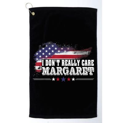 I DonT Really Care Margaret Funny Minimalist Long Sleeve Golf Towel