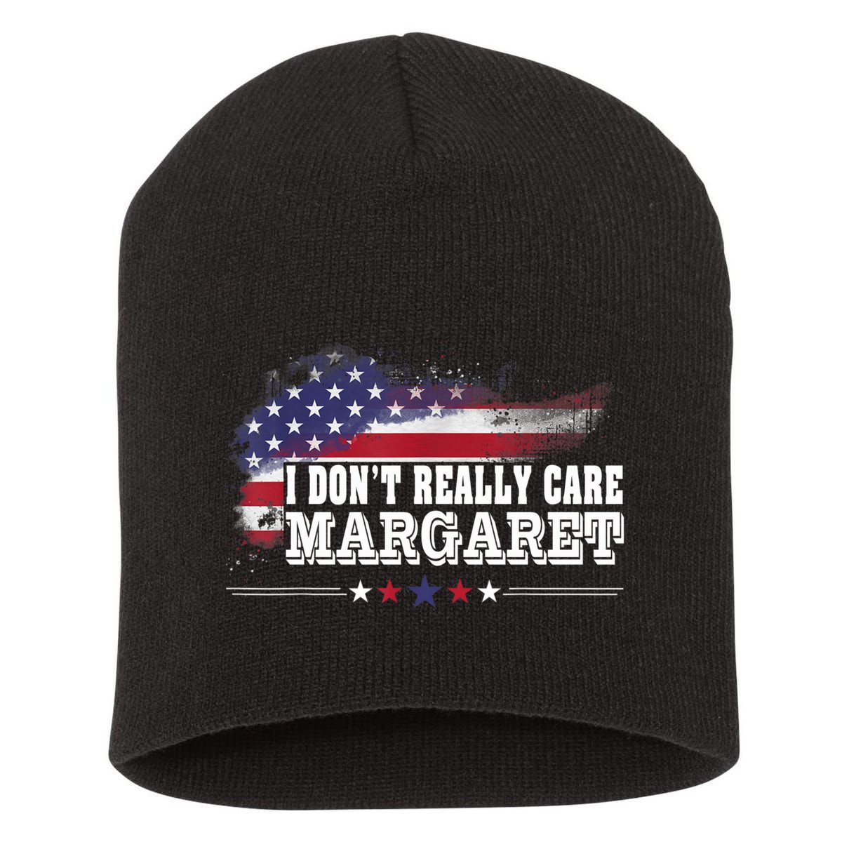 I DonT Really Care Margaret Funny Minimalist Long Sleeve Short Acrylic Beanie