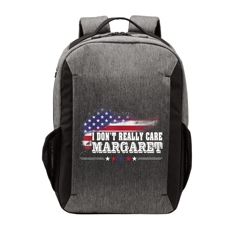 I DonT Really Care Margaret Funny Minimalist Long Sleeve Vector Backpack